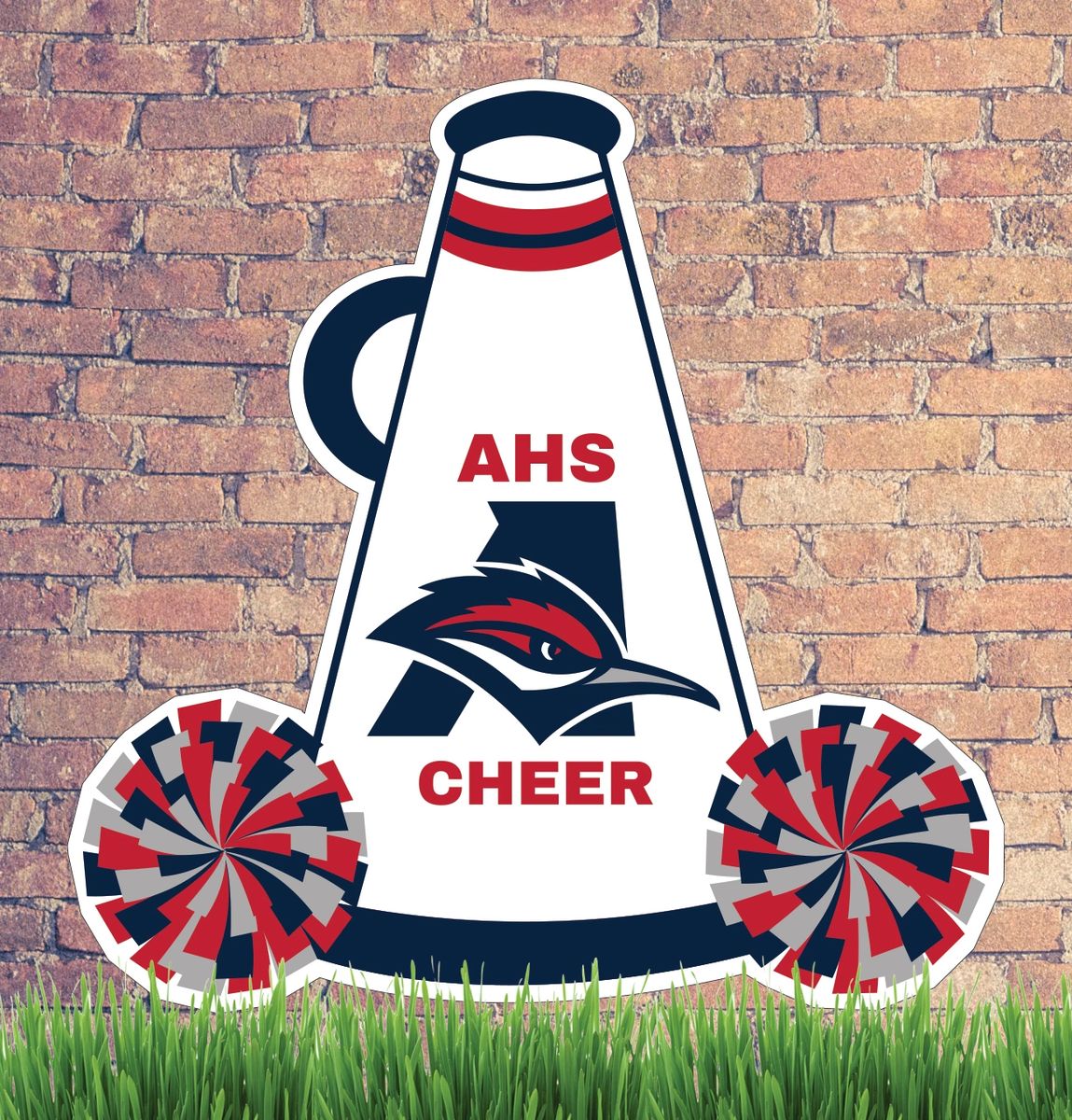 Aubrey ISD HS cheer yard sign